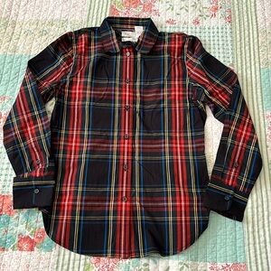 NWT J.Crew Slim fit tartan plaid button down